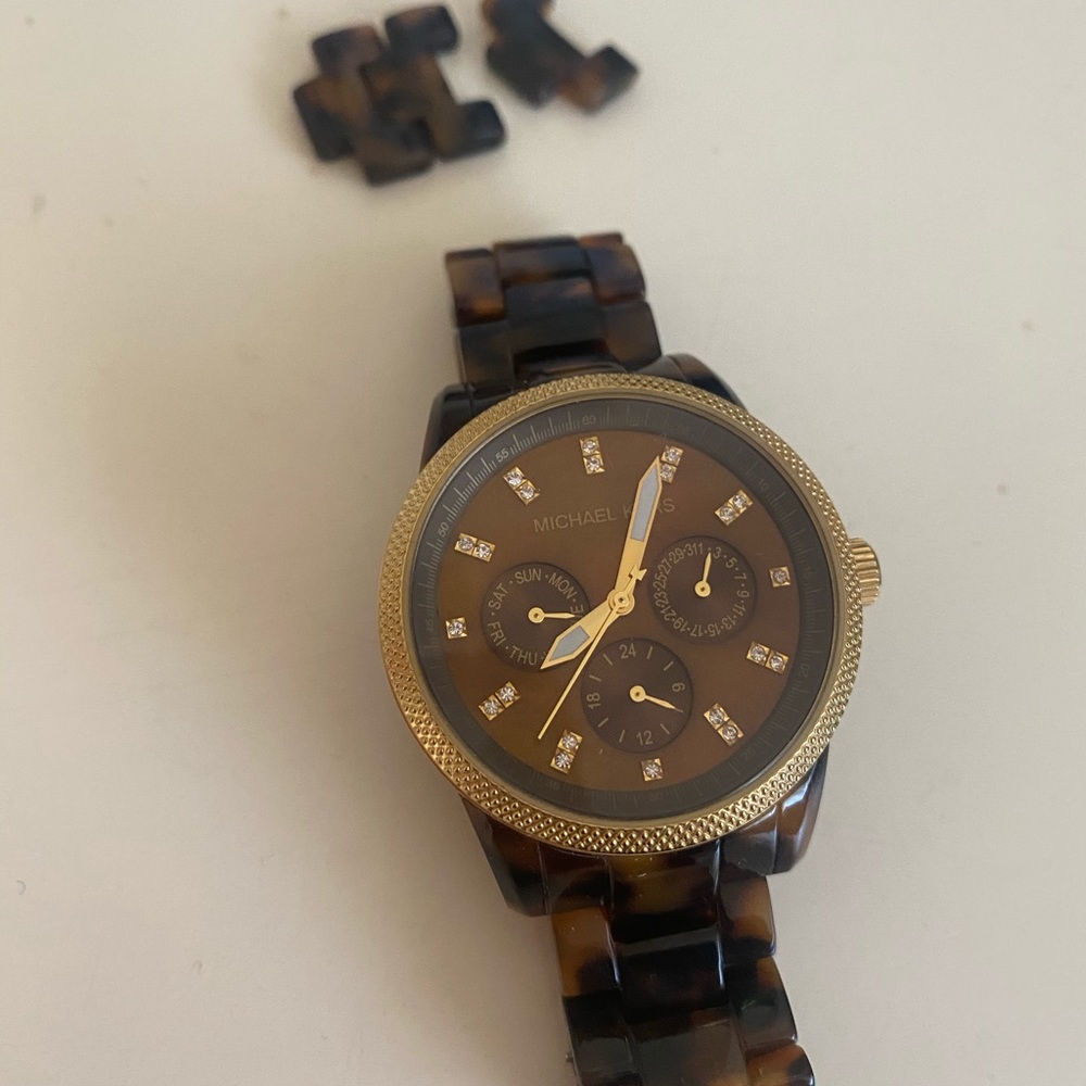 Michael Kors Tortoise Shell Watch
